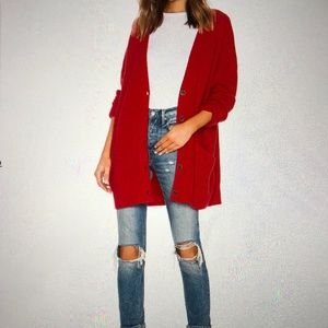Sanctuary Keep It Cozy Cardigan Poppy Red